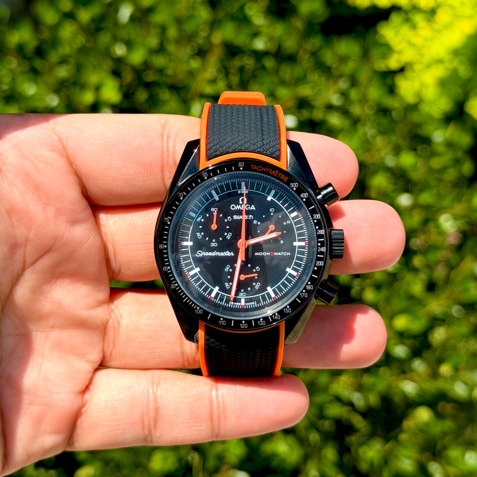 Lava - PVD Black w/ Rubber Strap 9